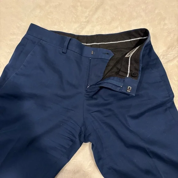 Express Slim Fit Men’s Ocean Blue “Photographer” Suit - Picture 11 of 16